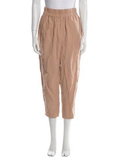 Pre-owned Hatch Straight Leg Pants In Pink