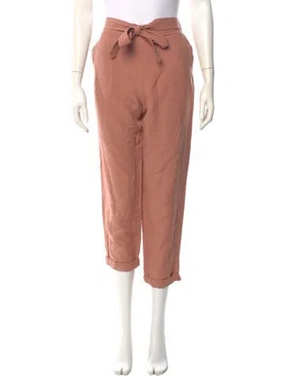 Pre-owned Hatch Straight Leg Pants In Pink