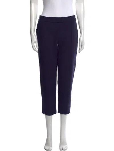 Pre-owned Hatch Straight Leg Pants In Purple