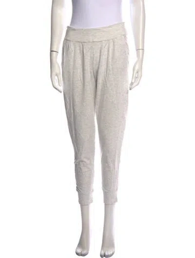 Pre-owned Hatch Straight Leg Pants In White