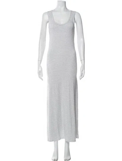 Pre-owned Hatch Striped Long Dress In Multi