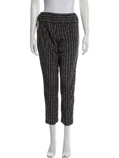 Pre-owned Hatch Striped Straight Leg Pants In Gray