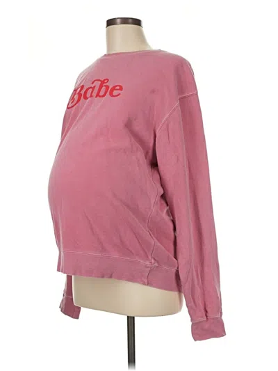 Pre-owned Hatch Sweatshirt In Pink