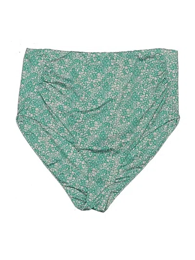Pre-owned Hatch Swimsuit Bottoms In Green