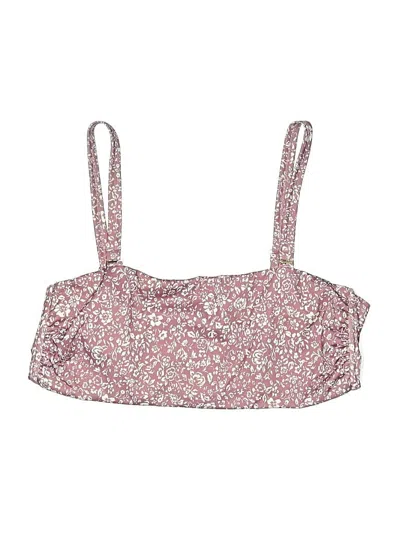 Pre-owned Hatch Swimsuit Top Pink Swimwear