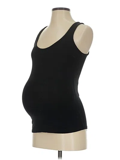 Pre-owned Hatch Tank Top Black Strapless Neckline Tops
