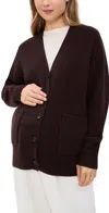 Hatch The Cashmere Marlow Cardigan Expresso In Expresso