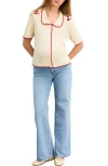 Hatch The Crochet Scallop Cardigan In Neutral