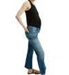 Hatch The Over The Bump Maternity Jeans In Blue