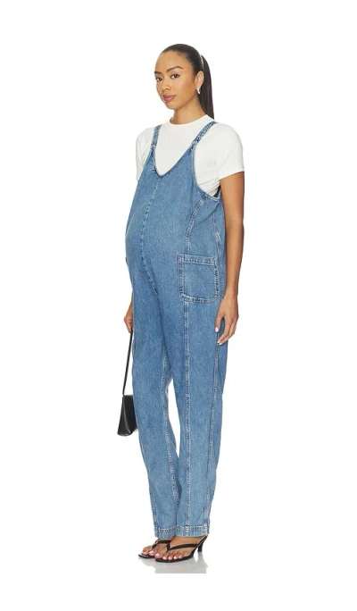 Hatch The Drapey Nora Jumpsuit In Blue