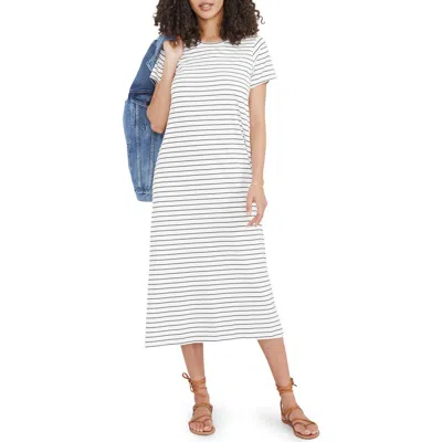 Hatch The Easygoing Nursing Maxi T-shirt Dress In Multi