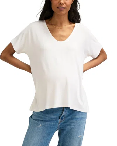 Hatch The Fitted V-neck T-shirt In Purple