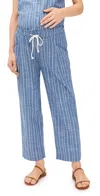 Hatch The Jude Pants Blue/white Stripe In Blue/white Stripe