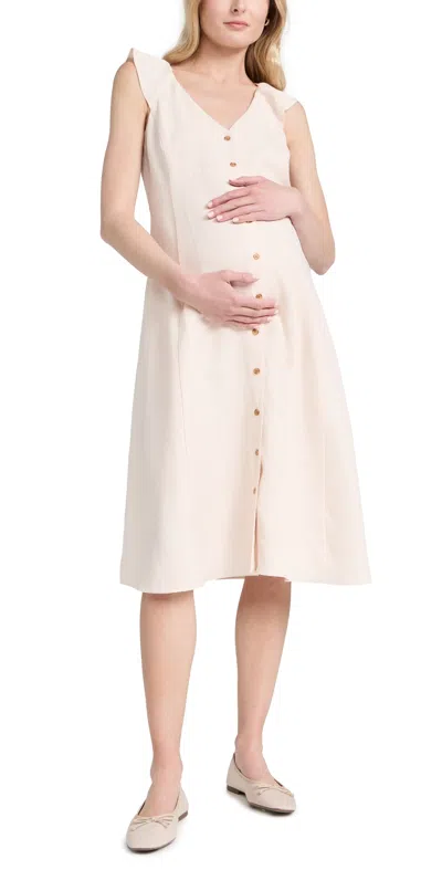 Hatch The Jules Dress Ivory In Ivory