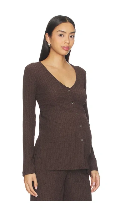 Hatch The Lucia Shirt In Brown