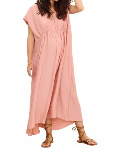 Hatch The Neema Caftan In Desert Clay In Pink