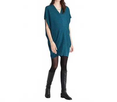 Hatch The Slouch Maternity Dress In Jade In Yellow