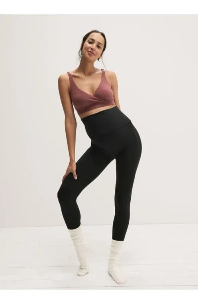 Hatch The Ultra Soft Before, During, & After Maternity Leggings In Black