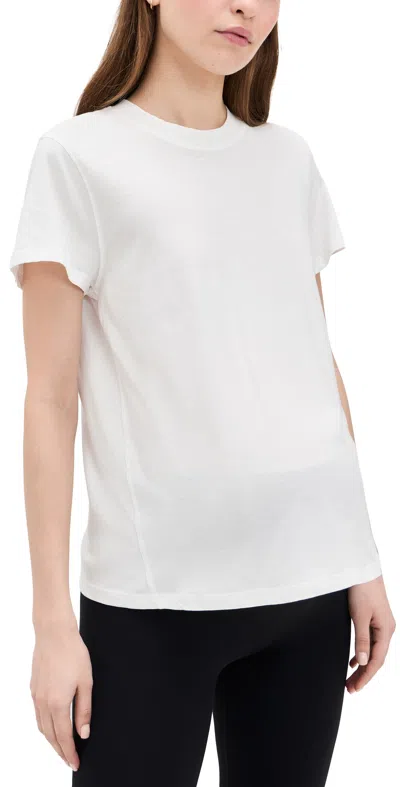 Hatch The Washed Cotton Crew Neck Tee White