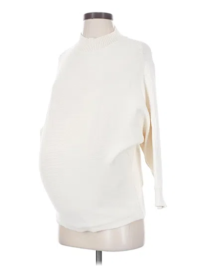 Pre-owned Hatch Turtleneck Sweater In Ivory