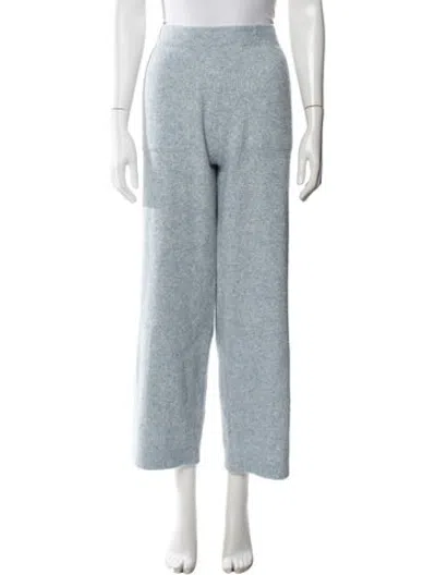 Pre-owned Hatch Tweed Pattern Straight Leg Pants In Blue