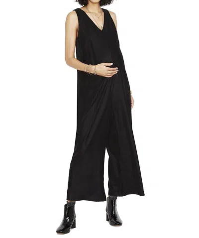 Hatch Violette Maternity Jumper In Black Velvet