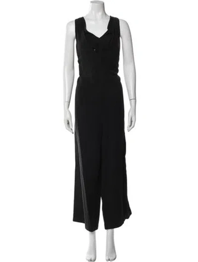 Pre-owned Hatch V-neck Jumpsuit In Blue