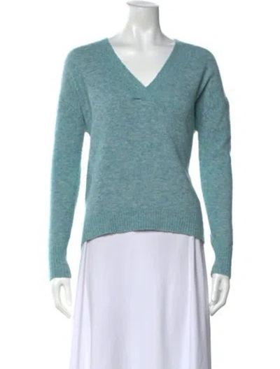 Pre-owned Hatch V-neck Sweater In Blue