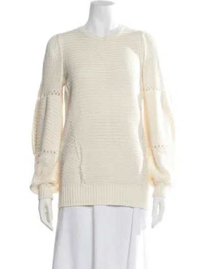 Pre-owned Hatch V-neck Sweater In Neutral
