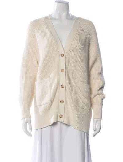 Pre-owned Hatch V-neck Sweater In Neutral