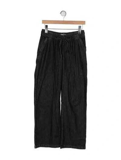 Pre-owned Hatch Wide Leg Pants In Black