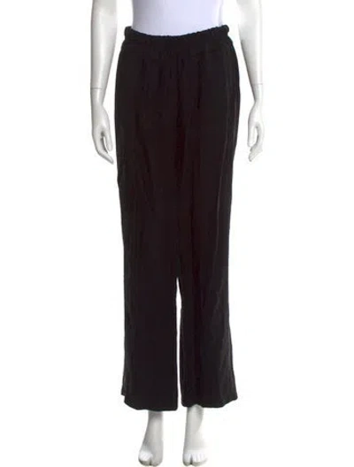 Pre-owned Hatch Wide Leg Pants In Black