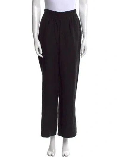 Pre-owned Hatch Wide Leg Pants In Black