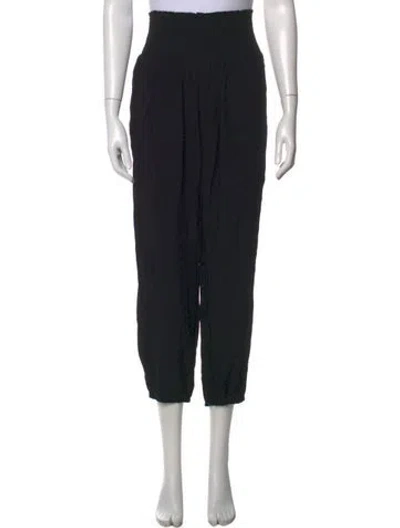 Pre-owned Hatch Wide Leg Pants In Black