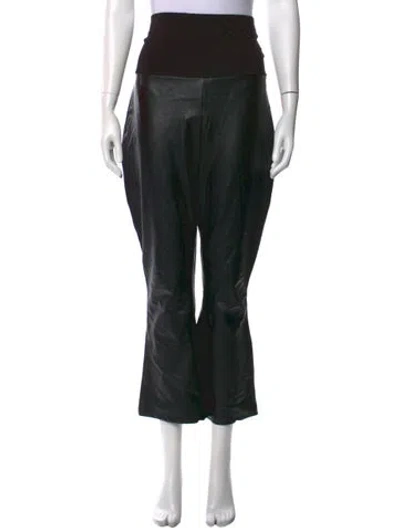 Pre-owned Hatch Wide Leg Pants In Black