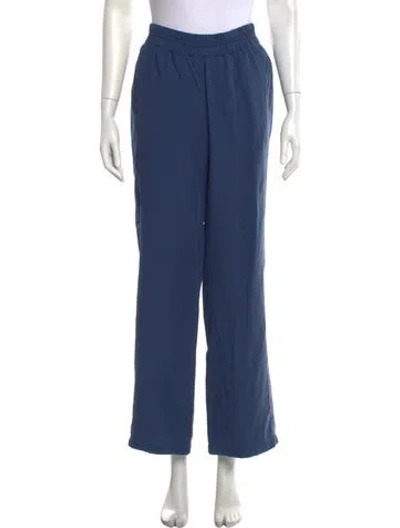 Pre-owned Hatch Wide Leg Pants In Blue