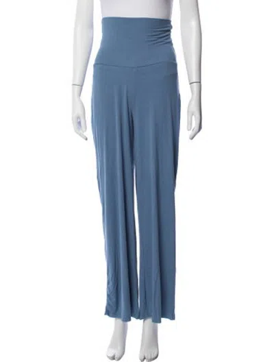 Pre-owned Hatch Wide Leg Pants In Blue