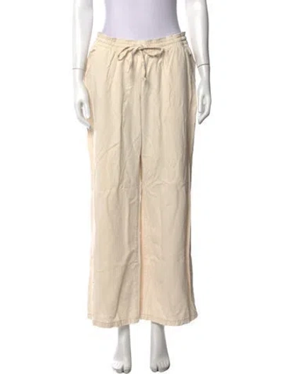 Pre-owned Hatch Wide Leg Pants In Neutrals