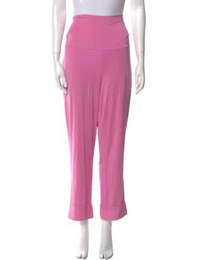 Pre-owned Hatch Wide Leg Pants In Pink