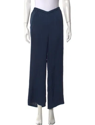 Pre-owned Hatch Wide Leg Pants W/ Tags In Blue