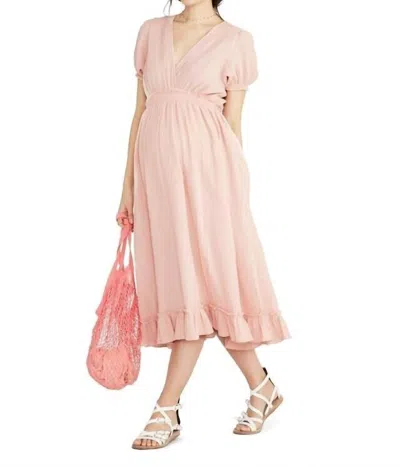 Hatch Women's Amelia Dress In Wild Aster In Pink