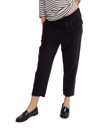 Hatch Women's The Asher Under The Bump Maternity Pants In Black