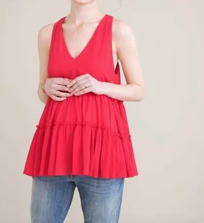 Hatch Women's The Austra Tank Top In Punch In Pink
