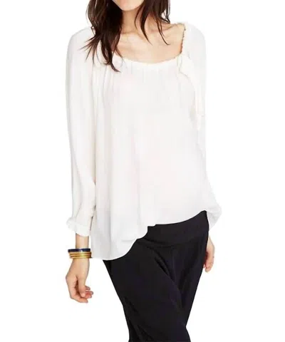 Hatch Women's The Laetitia Blouse In Ivory In White