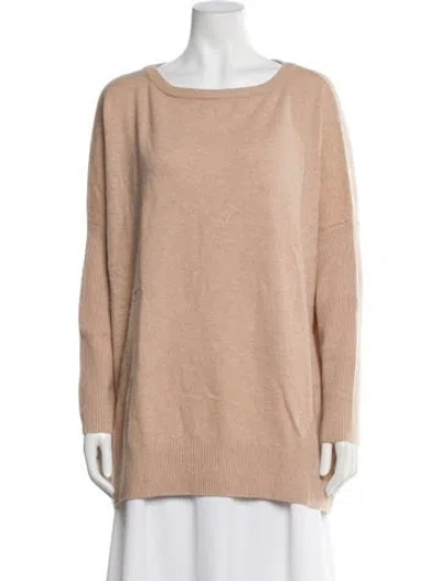 Pre-owned Hatch Wool Bateau Neckline Sweater In Neutral