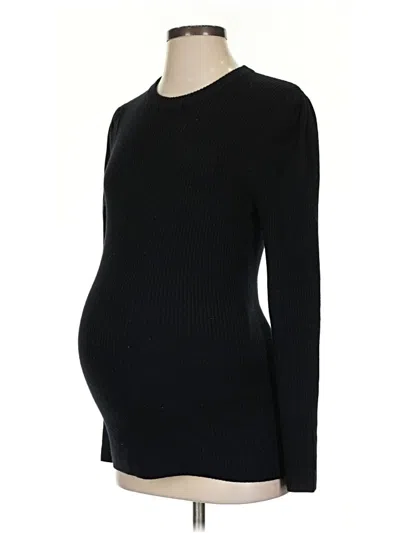 Pre-owned Hatch Wool Pullover Sweater In Black