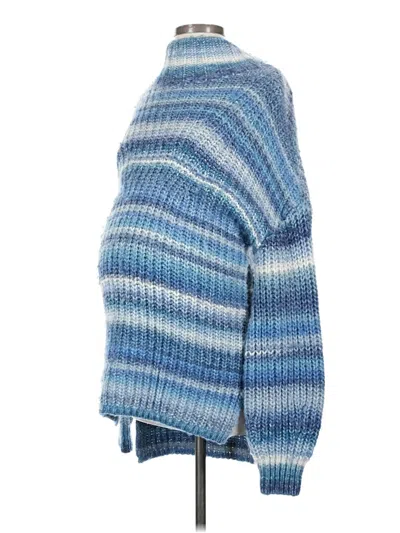 Pre-owned Hatch Wool Pullover Sweater In Blue