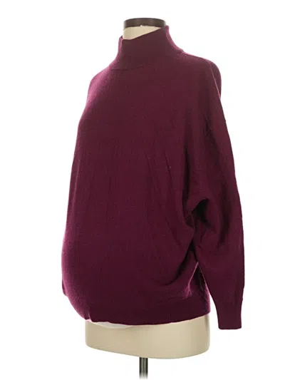 Pre-owned Hatch Wool Pullover Sweater In Burgundy