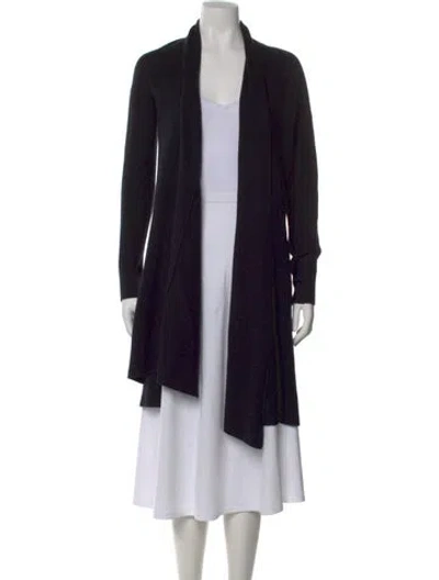 Pre-owned Hatch Wool V-neck Sweater In Black