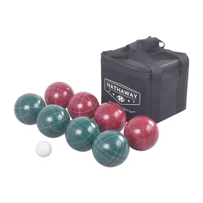 Hathaway Hydro Bocce Ball Set In Green